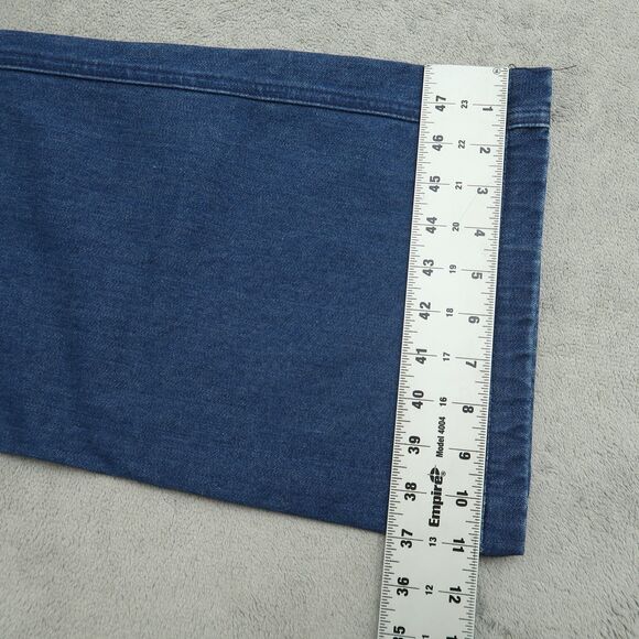 J. Crew Jeans Women's Size 30 Blue Mid-Rise High-Heel Flare Denim 31" Inseam - Picture 5 of 16